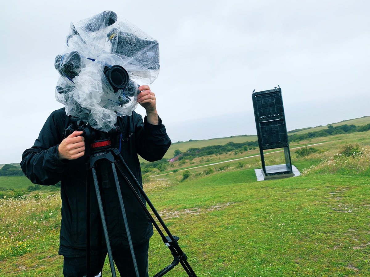 A wet one in Easington Colliery 🎥🌧️