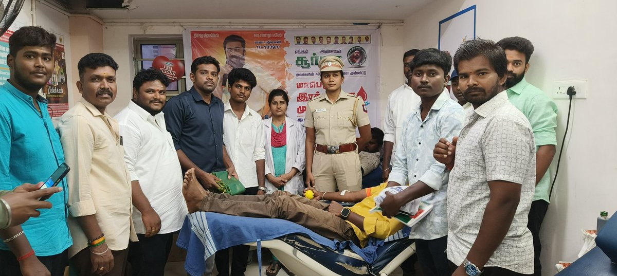 BarathSalemSfc's tweet photo. Successfully Completed #SalemNorthSFC Blood Donation Camp 🥺🩸

@Suriya_offl Anna🛐♥️ @rajsekarpandian Anna @Aari_Offl Anna @Hari_Socialist Anna @SKPrem55 @Nandha_SalemSFC

#Kanguva #BloodDonation #Suriya44 https://t.co/qO8ipA1Eit