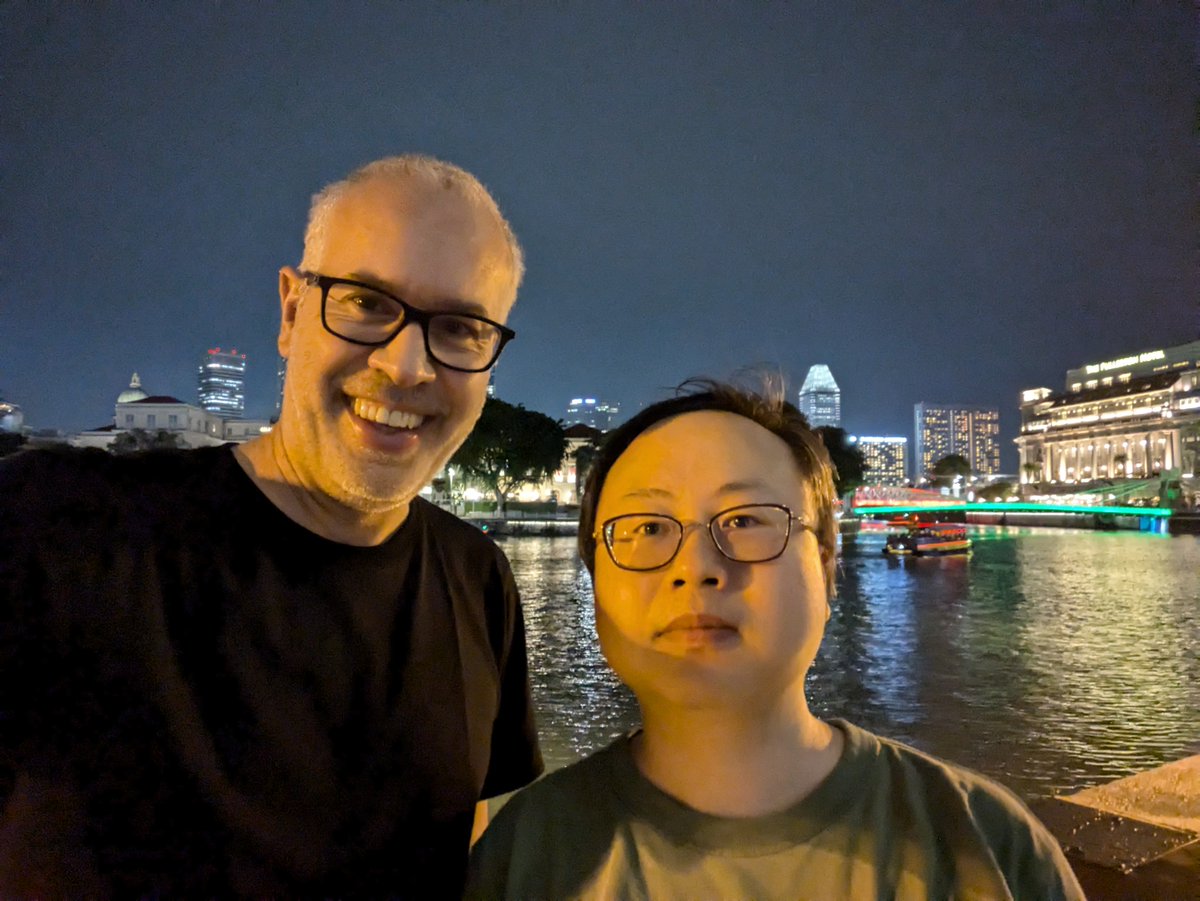 Francesco Paesani (@f_paesani) on Twitter photo Last stop of my Asia tour: Singapore for <a href="/9thMOF2024/">MOF2024</a>!
It was fantastic to catch up with Lanyuan, now at <a href="/NTUsg/">NTU Singapore</a>, after so many years since our postdoc days at <a href="/UtahChemistry/">Utah Chemistry</a>. Amazing to see so many former <a href="/VothGroup/">Voth Group</a> members all over the world! Last stop of my Asia tour: Singapore for <a href="/9thMOF2024/">MOF2024</a>!
It was fantastic to catch up with Lanyuan, now at <a href="/NTUsg/">NTU Singapore</a>, after so many years since our postdoc days at <a href="/UtahChemistry/">Utah Chemistry</a>. Amazing to see so many former <a href="/VothGroup/">Voth Group</a> members all over the world!