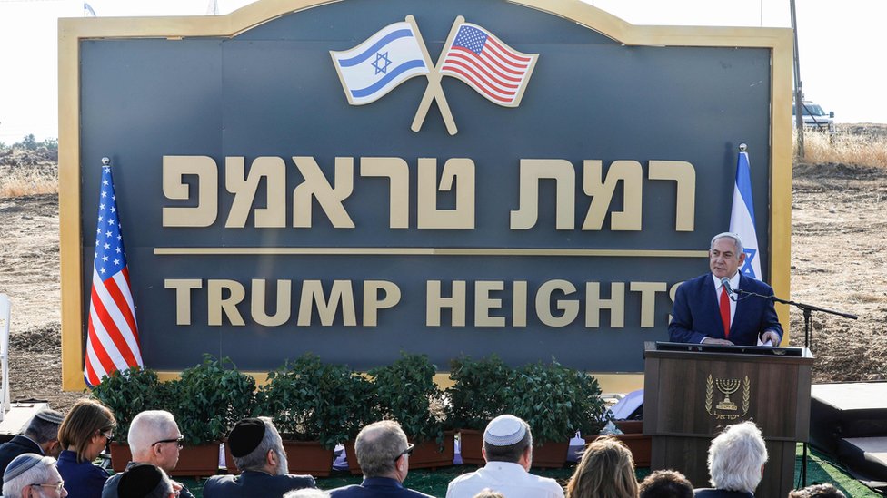 DrEliDavid's tweet photo. Israel 🇮🇱, the only place on Earth where there is a settlement named after Donald Trump 🇺🇲 https://t.co/ZP17YYGJrd