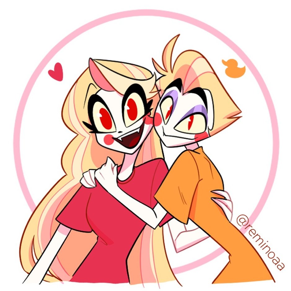 🍎father and daughter🍎
#HazbinHotelLucifer 
#HazbinHotelCharlie