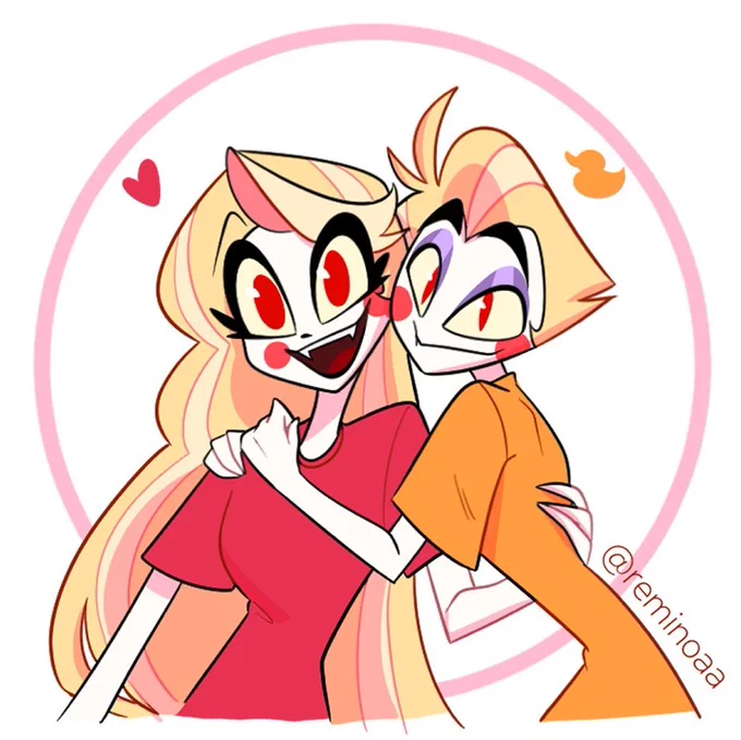 father and daughter #HazbinHotelLucifer #HazbinHotelCharlie
