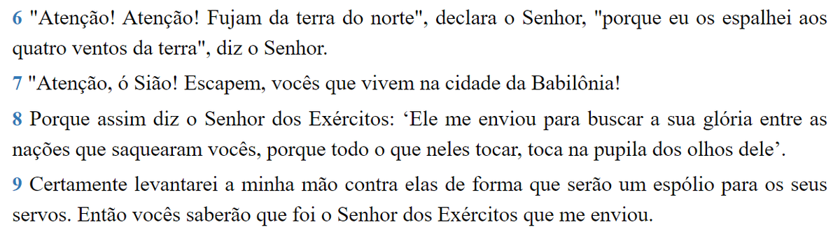 Jair47240183's tweet photo. Zacarias 2:6-9 - Nova Versão Internacional(NVI)
https://t.co/DRaSmffg8V
#Bíblia #BíbliaNVI #NVI #Zacarias #Zacarias2 #Zc2 #Deus #profetaZacarias #visão #Jerusalém #exilados #exortação #retorno #Sião #rpSp #LEIA_A_BÍBLIA #ESTUDE_A_BÍBLIA #CONHEÇA_A_BÍBLIA https://t.co/SPklVOdxYG