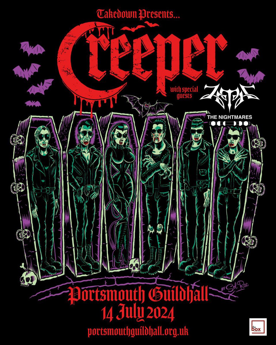 PORTSMOUTH TONIGHT WITH OUR FAVOURITE GHOULS IN THE WORLD! 

<a href="/creepercultuk/">C R E E P E R</a> &amp; <a href="/wearezetra/">Zetra</a> 

See you there!!! 🖤🩵