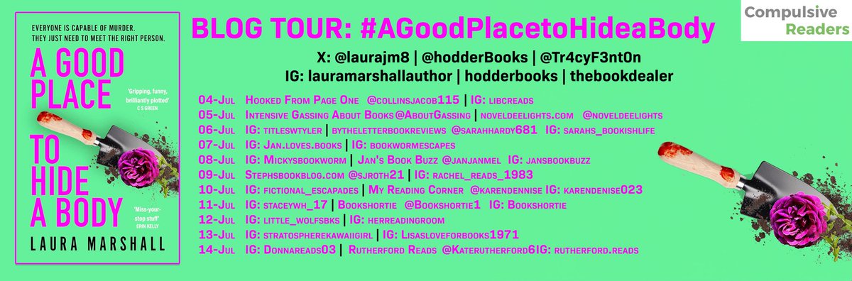 Kate Rutherford (@katerutherford6) on Twitter photo This was a treat! Hereās my #blogtour review for #AGoodPlaceToHideABody by Laura Marshall <a href="/laurajm8/">Laura Marshall</a>
ā”ļøwp.me/pcGudW-1td
<a href="/HodderBooks/">Hodder & Stoughton (no longer active)</a> <a href="/Tr4cyF3nt0n/">Tracy Fenton</a> This was a treat! Hereās my #blogtour review for #AGoodPlaceToHideABody by Laura Marshall <a href="/laurajm8/">Laura Marshall</a>
ā”ļøwp.me/pcGudW-1td
<a href="/HodderBooks/">Hodder & Stoughton (no longer active)</a> <a href="/Tr4cyF3nt0n/">Tracy Fenton</a>