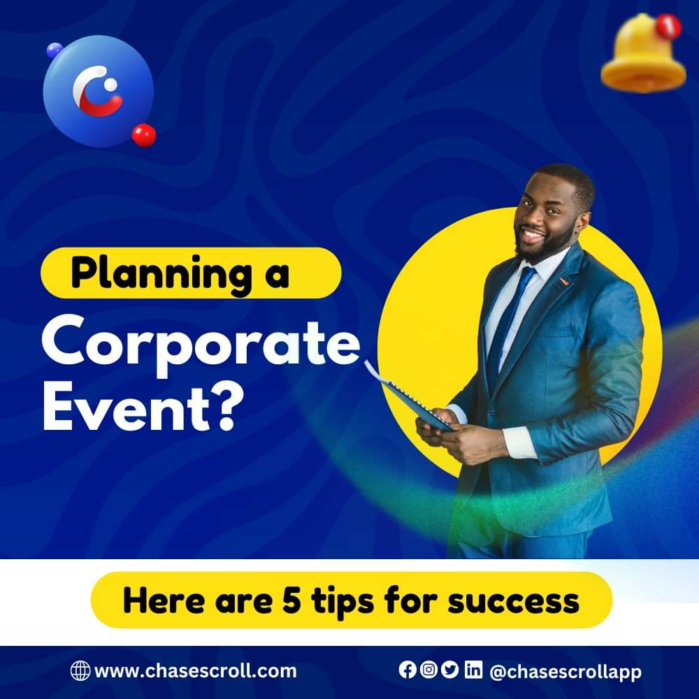 chasescroll's tweet photo. Planning a corporate event? Chasescroll is here to make your event  creation and management seamless.
#events https://t.co/XqvCyq4Lhf