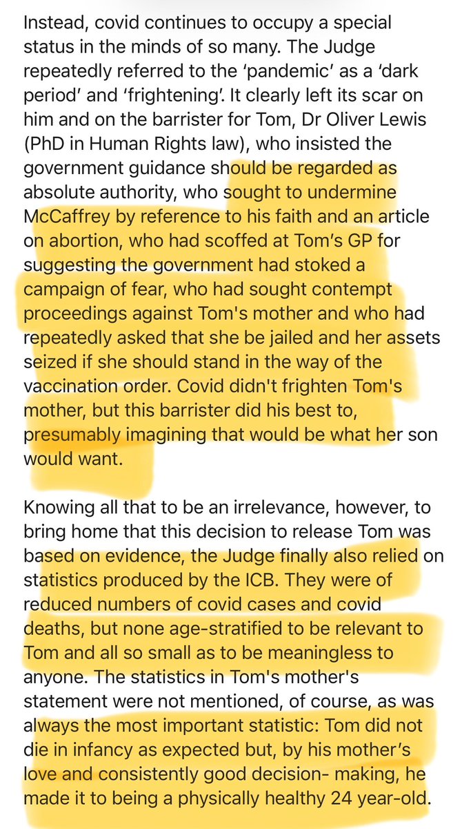 laworfiction's tweet photo. A young man, ‘Tom’, is safe but State coercion was disgraceful.
Serious issues ignored and trivial elevated to distract.
IMPORTANT: 5 months of looking, but no expert could be found for the Court to answer mRNA danger warning!
So much more to this:
https://t.co/v7tl2Sq2r2 https://t.co/6qYczBZfGH