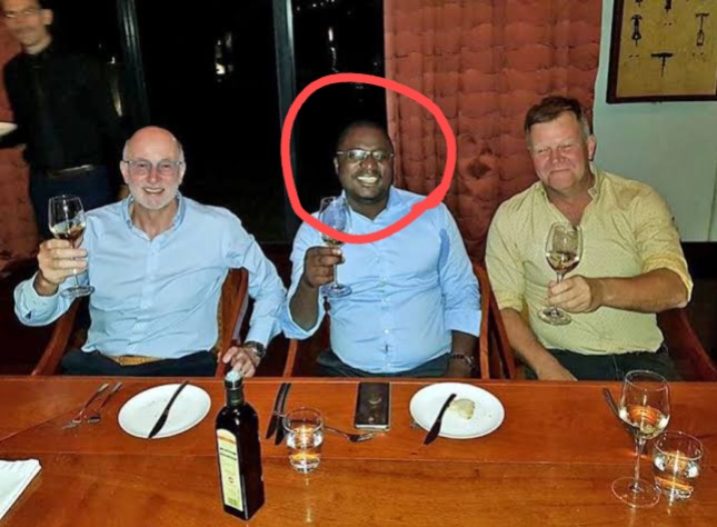 matumba_anthony's tweet photo. You will never read about this on media. VBS scandal has always been a plan to destroy EFF from day one.

Did you know that Reserve Bank could have simply rescued VBS but they left Pravin to destroy it? Yes, African bank was in a worse situation than VBS. But Reserve Bank gave it Billions and put measures to save it.

The VBS scandal was a plan to destroy EFF's idea of Nationalisation of Banks and other strategic sectors of the economy. Why, because if that happen, it will mean the collapse of economic Apartheid and racist behavior in Banks and insurance companies. 

Unlike clever blacks, the EFF didn't tweet Racist FNB or Old Mutual must fall. They drafted a policy document on how racist banks and insurance companies must fall. That angered Pravin and his racist handlers.

If you don't know let me tell you. When EFF said Expropriation of Land without compensation it angered Afrikaners. But when it said Nationalisation of Banks and other strategic sectors, it angered the British themselves. I am talking about the real owners of South Africa. If you don't know what the British do to their enemies, ask Afrikaners (Anglo - Boer War) and Zimbabweans (Sanctions). 

The British will destroy you and use their media  to make your own people hate you. That is what the EFF is facing. That is what you face when you attempt to give your people economic freedom.

VBS is a perfect example that Black people can run their own bank and such example must be made to be a bad one. Any idea of black people owning a bank must be destroyed to the ground to such a level that Black people fear to open a bank or to put their money in a black owned bank.

On the picture is the arrested VBS heist mastermind with people you will never know because media will never tell you about them.

NOTE: Do not waste hours on internet searching for job opportunities. Just go to https://t.co/eXEA1zaFSp