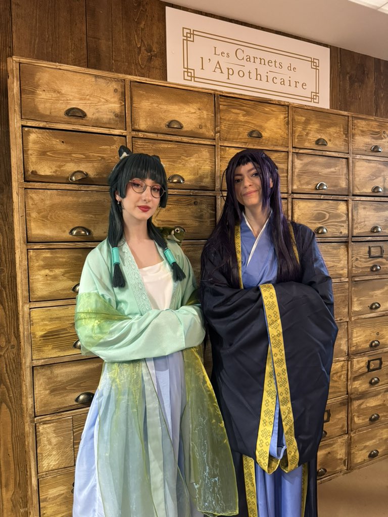 LesCarnetsmanga's tweet photo. Tellement de cosplays des « Carnets de l’apothicaire » pour si peu de place dans un tweet…

MERCI 🩷 https://t.co/3ea2cuLAyp