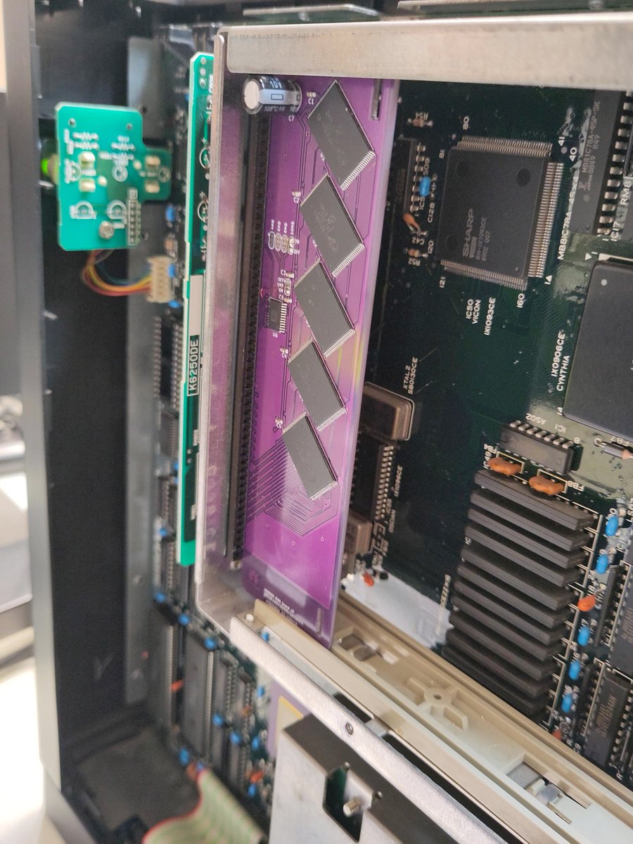 chainq's tweet image. Since the @berlin_creators Retro Computer Meeting yesterday, the X68000 has 12MB of RAM, thanks to a GALSPanic v2 memory expansion! Built by @GrahamTinkers. Also thanks to @DotMatrixSpook for the PCB and Stan2k for the Open Hardware GALSPanic v2. github.com/stas2k/galspan… #x68000