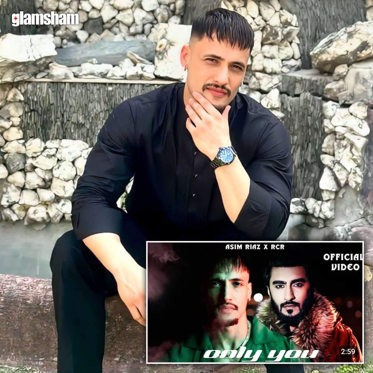 glamsham's tweet photo. Asim Riaz releases his latest rap song ‘Only You’ on his birthday 🤩🔥

#Glamsham #AsimRiaz #PopCulture #IndianMusic #NewSong #OnlyYou https://t.co/aeegdqlEIe