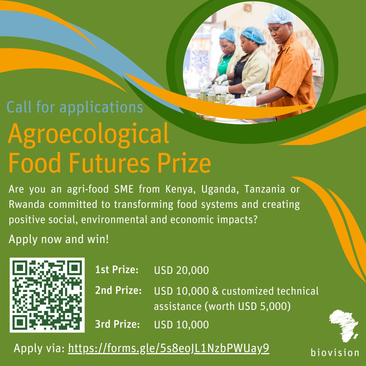 🛑 📢 Exciting news!!  

<a href="/FutureForAll/">Μέλλον για Όλους - Future for All</a>  is looking for agri-food SMEs in Kenya, Rwanda, Tanzania and Uganda   Visit link for more details on the application process: docs.google.com/forms/d/e/1FAI…