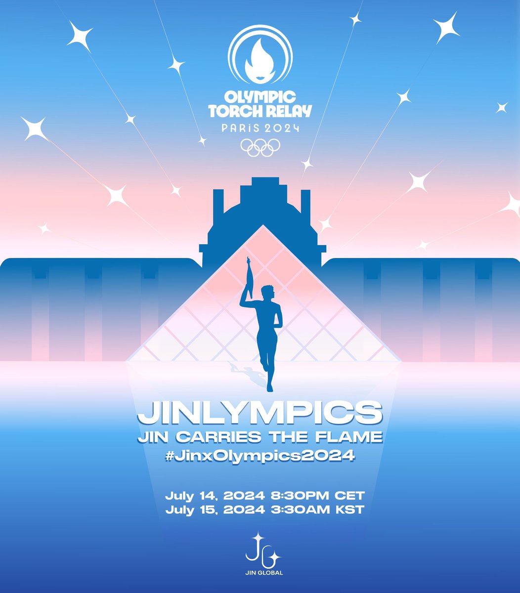 allabyuhyatyu's tweet photo. OLYMPIC TORCHBEARER JIN
PRIDE OF KOREA JIN
JIN AT PARIS OLYMPICS

#조각상탈출_김석진_루브르성화봉송
#달려라석진_성화봉송한국대표
#방탄소년단진 #JIN #진❣️💕💓 https://t.co/Foh8KiEjLW