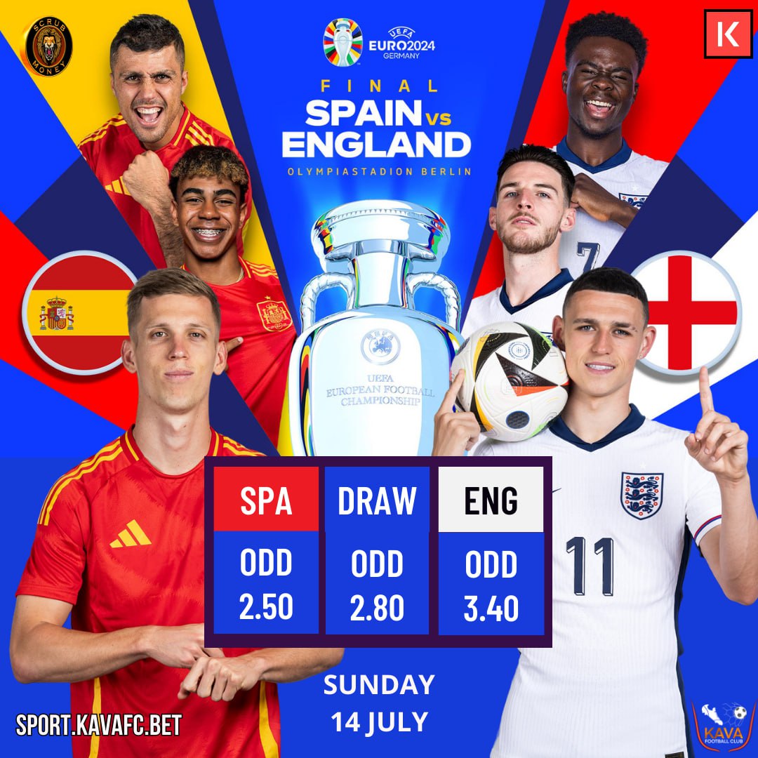 KavaFCBet's tweet photo. Ready for an epic Euro 2024 Final?🏆

Bet on your favourite team now!

⚽ https://t.co/Q1oQPMJfbi ⚽

#KAVA #GambleFi #CryptoBetting #CryptoBet #Euro2024 #Euro2024FinalFever
#Spain_England https://t.co/07nlzSbibB