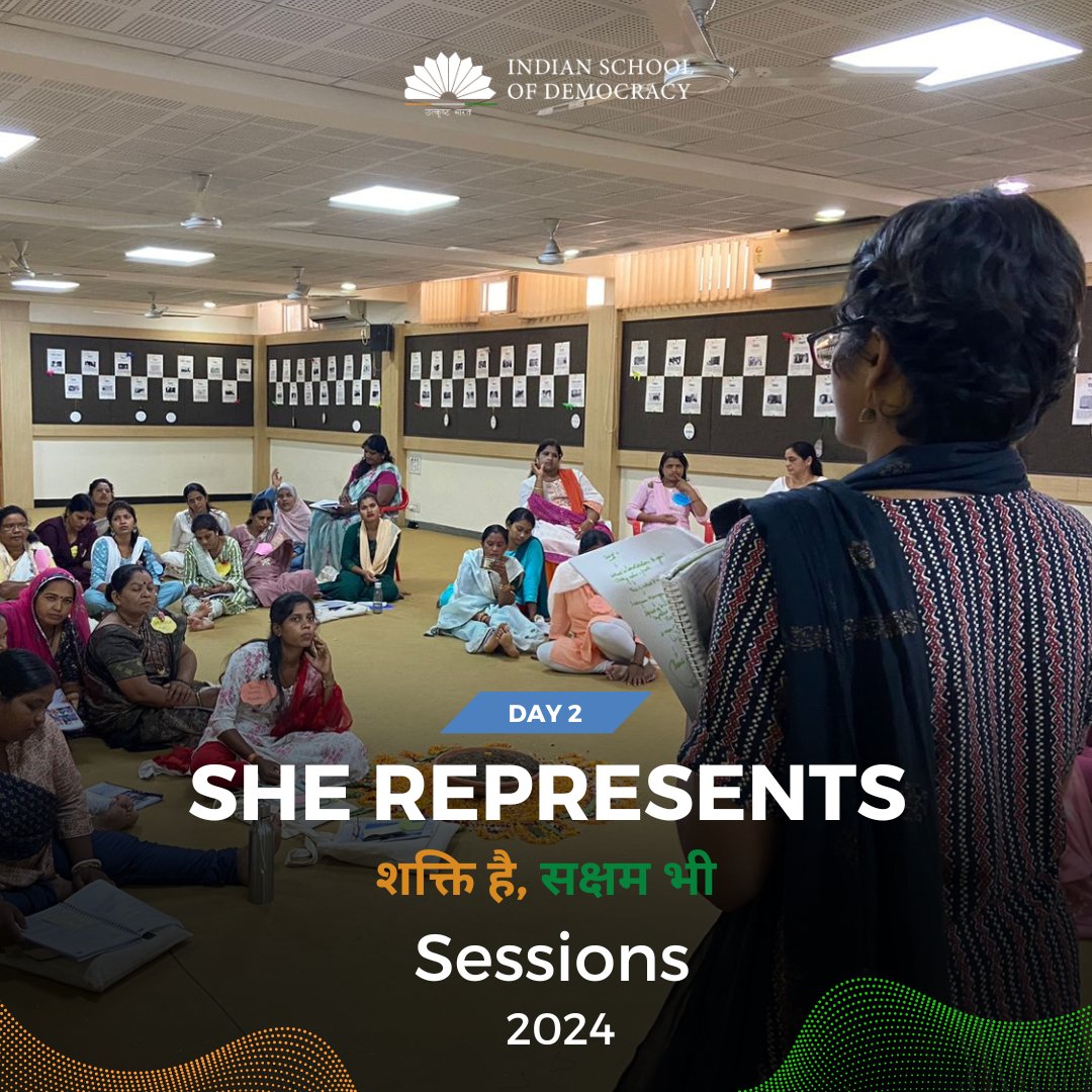 isd2047's tweet image. Day 2 of #SheRepresents is in full swing! After a vibrant morning circle, we kicked off with an insightful revision of the 6 Capital session.  Next, our cohorts delved into the intricacies of the Constitution session, followed by an engaging debate session.