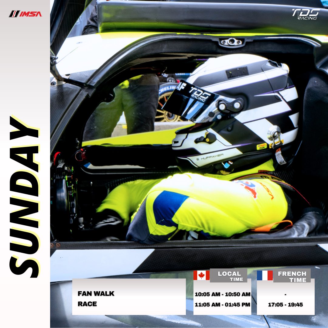 TDSRacing_live's tweet photo. #SCHEDULE 🕘 @IMSA 

#TDSracing #imsa #canadiantire #race #motorsport #autoracing #racecars #instagood #cargram #drivers #oreca07 #lmp2 #fearthetafs https://t.co/qCVi1voNr9