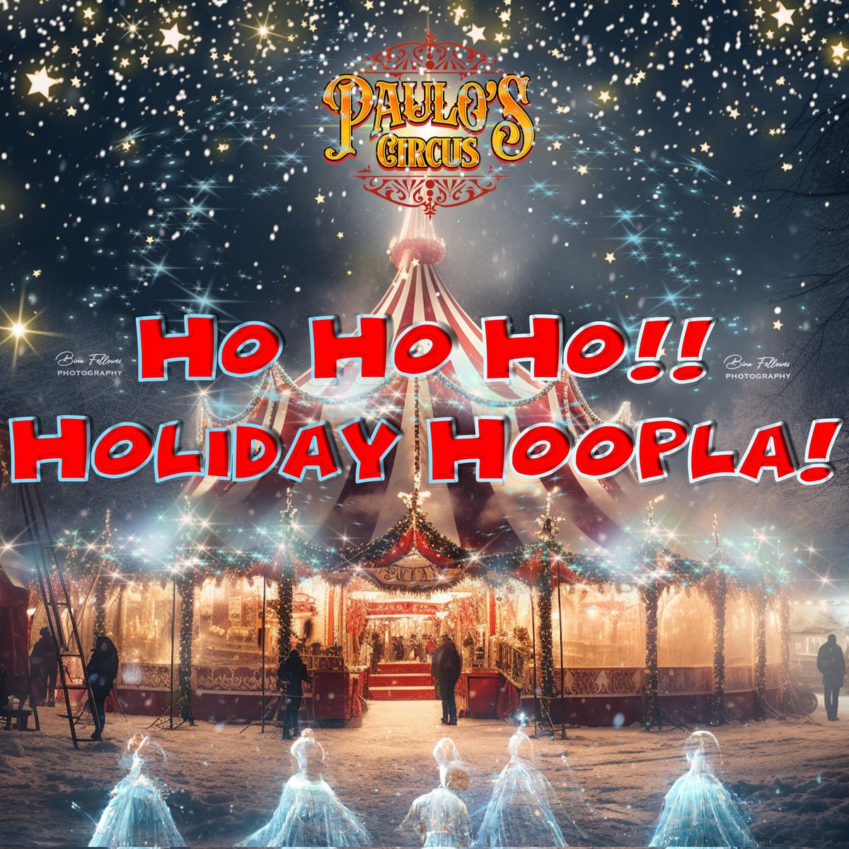 Greendale Christmas Tickets On Sale Now 🤍❄️💙

7th December to 4th January 🥳

Paulos Circus is returning this year to bring festive cheer to Greendale Farm Shop in Exeter with their "Ho Ho Ho Holiday Hoopla" show. This family friendly circus event promises a delightful blend of
