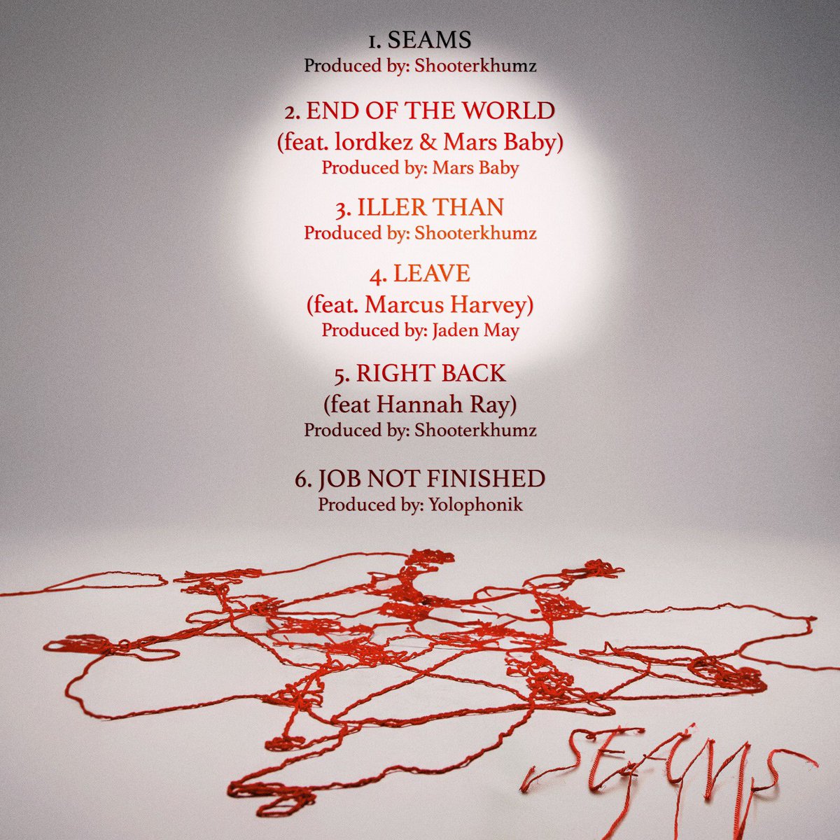 ZuluMecca's tweet photo. ‘SEAMS’ EP dropped one month ago today. Thank you to everyone who’s been listening and supporting the music. Thank you to everyone involved in bringing this project to life🤍

More music coming this year. https://t.co/gdotxilr0g