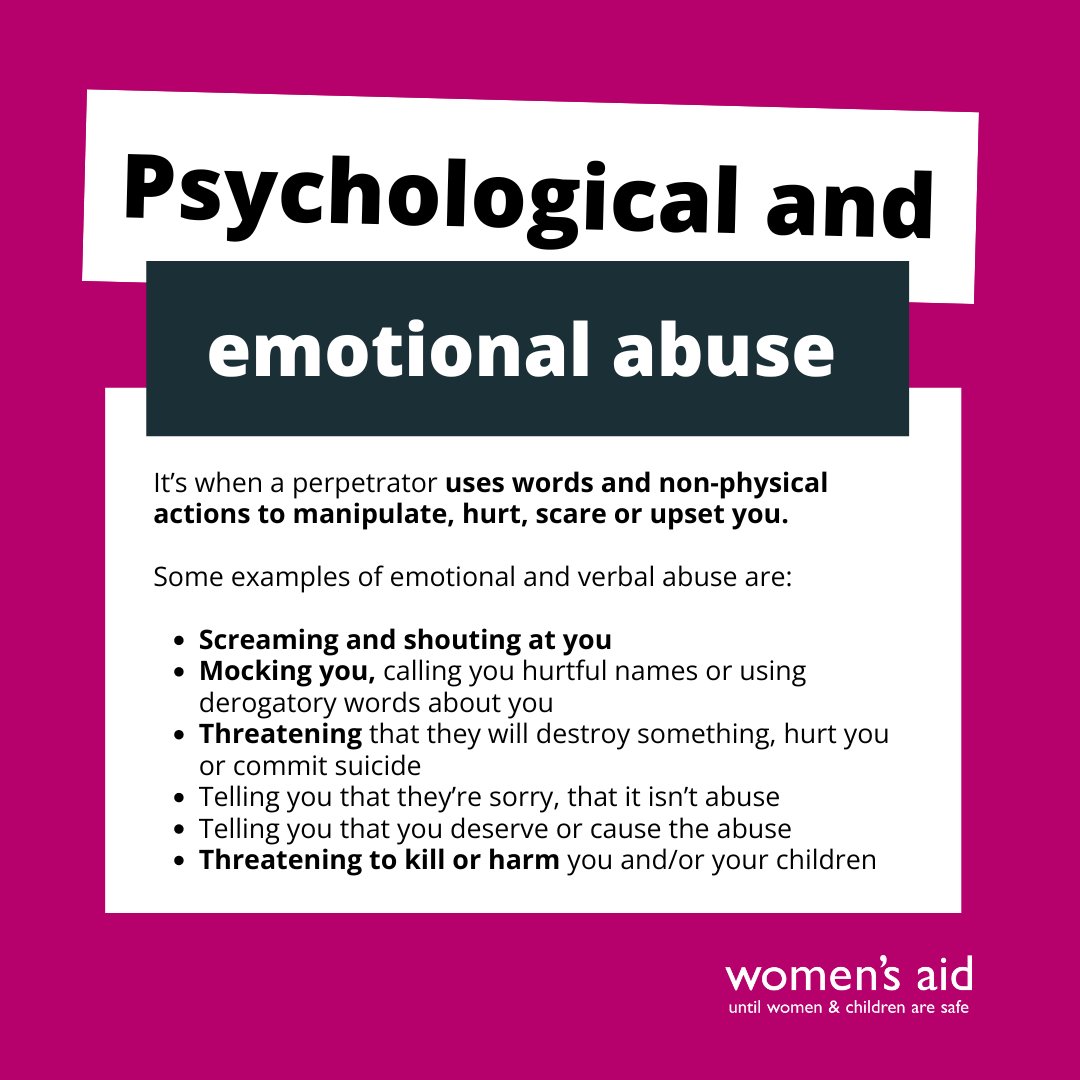 Women’s Aid will always believe survivors, trust your instincts if something doesn’t feel right in your relationship. Our support workers are here to help.  Please visit our info and support page  where you can access support from our services: ow.ly/pwOi50SzKec