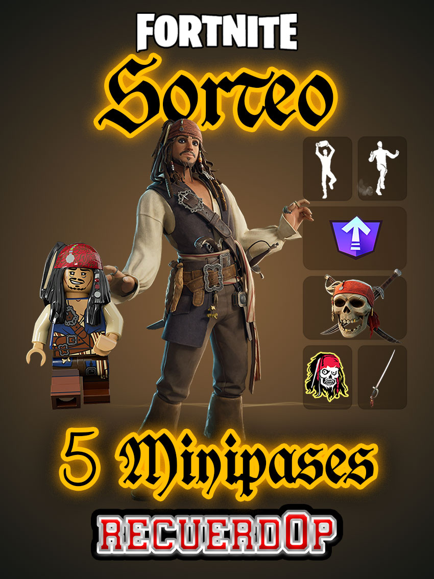 ¿Quieres conseguir uno de los 5 MINI PASES DE BATALLA de 🏴‍☠️PIRATAS DEL CARIBE 🏴‍☠️?

REQUISITOS 🔽

🟢Entra en este enlace y rellena todos los pasos ⬇️

gleam.io/KSuSJ/sorteo-5…
 
🟢MENCIONA A 2 AMIGOS EN ESTE TWIT

Mucha suerte a tod@s 🍀🍀