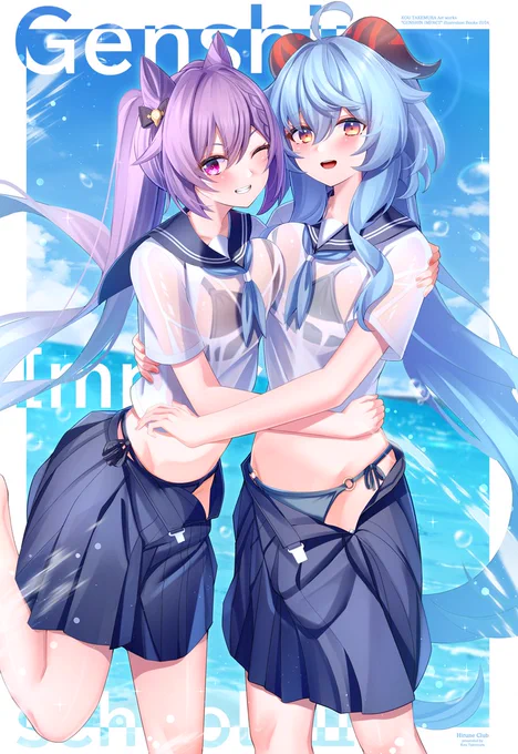 C104の新刊表紙です#原神 #GenshinImpact 