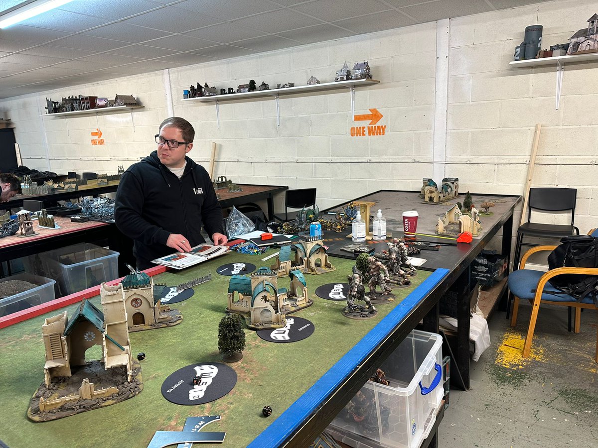 Yesterday <a href="/OfficialWS10/">WS10 Gaming</a> held a launch day for #AOS4 at <a href="/boardinbrum/">Board In Brum</a>
 Loads of players down, newer faces and old, trying out new lists etc. If you're in the West Midlands and want to get involved, drop us a message!