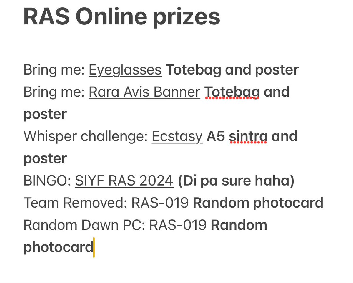 I don’t usually play as much sa online/onsite events (asa na lang sa raffle) pero may energy ako today kaya todo participate hahaha!! Thank you so much organizers and joiners! I had fun 🥰

#RaraAvisTheUnFOURgettableMission
#Rara4visTheOnlineMission