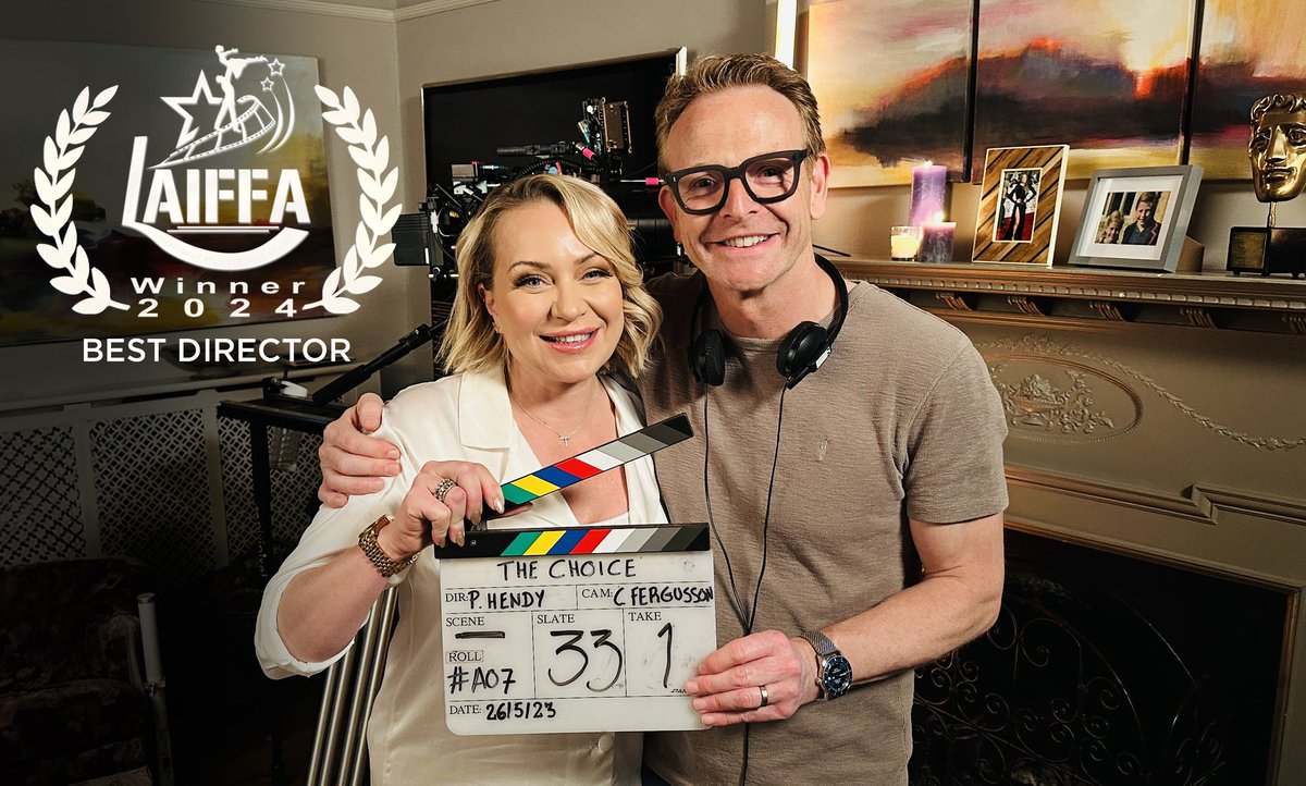 Evolution Productions (@evolutionproduk) on Twitter photo Our very own Paul Hendy has won Best Director at the Los Angeles Independent Film Festival Awards for The Choice 🎉
Thank you to <a href="/OfficialRita/">Rita Simons</a> <a href="/timwhitnall/">Tim Whitnall</a> <a href="/Alex_Macqueen/">Alex Macqueen</a> and the wonderful crew.
#bestdirector #awardwinner #thechoice <a href="/FeatherProds/">Feather Productions</a> Our very own Paul Hendy has won Best Director at the Los Angeles Independent Film Festival Awards for The Choice 🎉
Thank you to <a href="/OfficialRita/">Rita Simons</a> <a href="/timwhitnall/">Tim Whitnall</a> <a href="/Alex_Macqueen/">Alex Macqueen</a> and the wonderful crew.
#bestdirector #awardwinner #thechoice <a href="/FeatherProds/">Feather Productions</a>