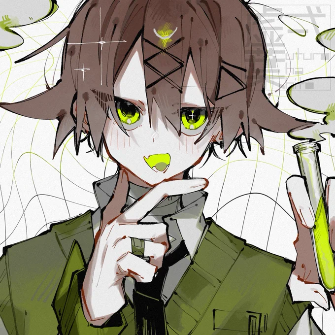 思案中。 #イラスト