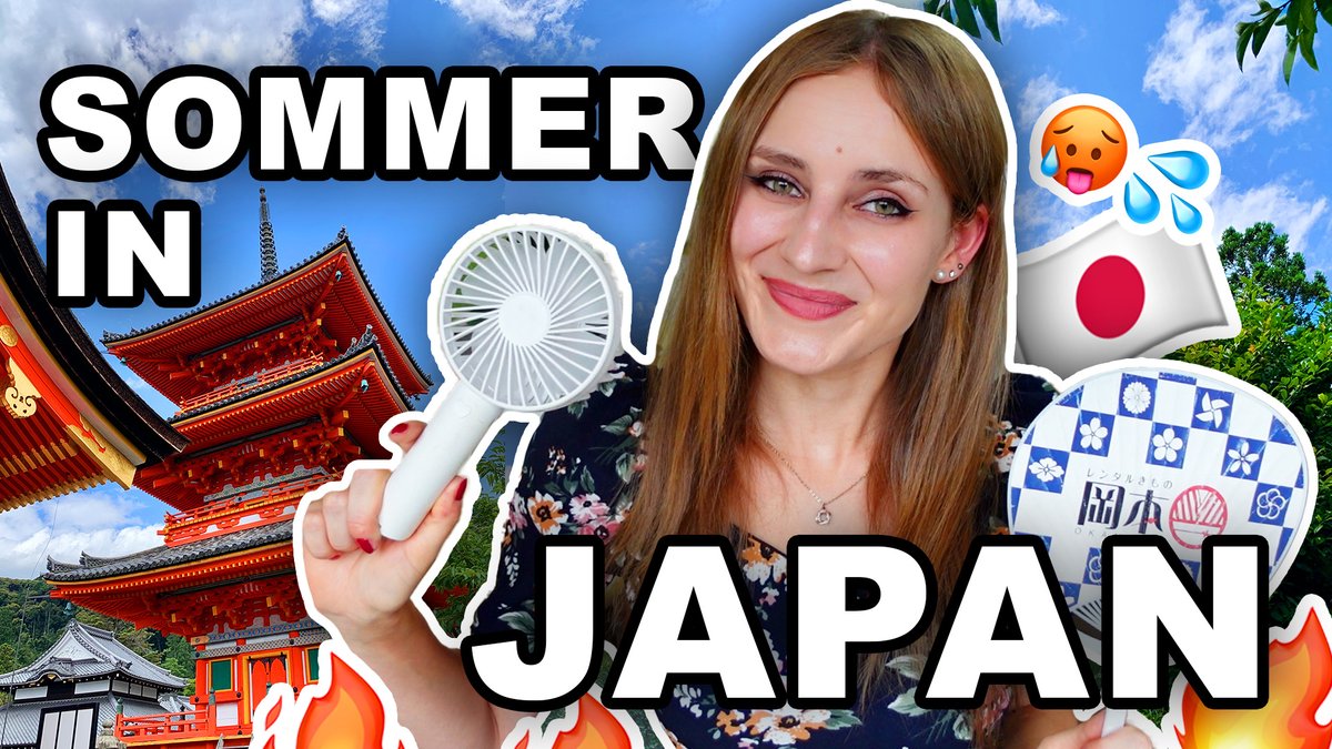 So überlebt ihr den Japanischen Sommer!🥵🇯🇵(es hat begonnen, Leute..) youtube.com/watch?v=_OnZkD… 
#Japan #Tokyo #summerinjapan #夏 #youtube