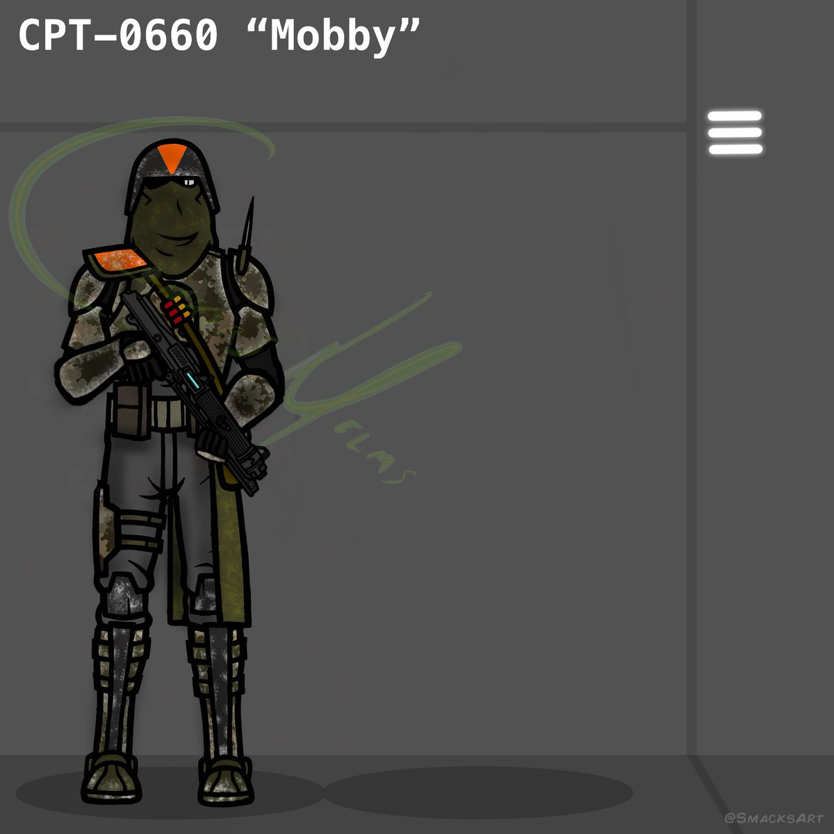 CPT-0660 “Mobby” of the 75th marine corps 

Template graciously provided by smacks art and other members of the lovely community