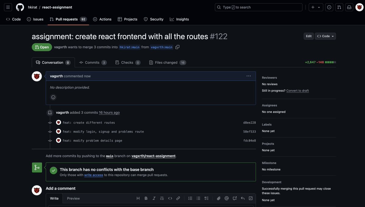 🚀Warming-Up for <a href="/kirat_tw/">Harkirat Singh</a> 's Cohort 3.0!
  
• Completed MERN Bootcamp Part 2 
• Learned basics of Frontend Development
• Learned about State and Components in React
• Assignment: Created a React Frontend with all routes for Leetcode

<a href="/100xDevs/">100xDevs</a> #buildinpublic #letsconnect