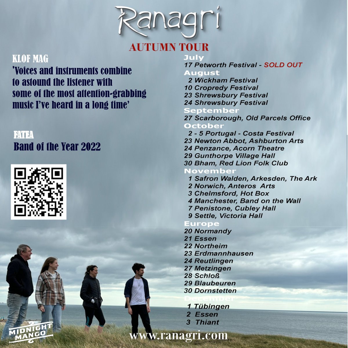 RANAGRI's tweet image. We are coming to @PetworthFest @festivalwickham @faircropfest @shrewsburyfolk @costa_festival @bandonthewall @vichallsettle @AcornPZ @HotBoxLiveEvent and many more! Please share the love :)❤️💙💛💚
