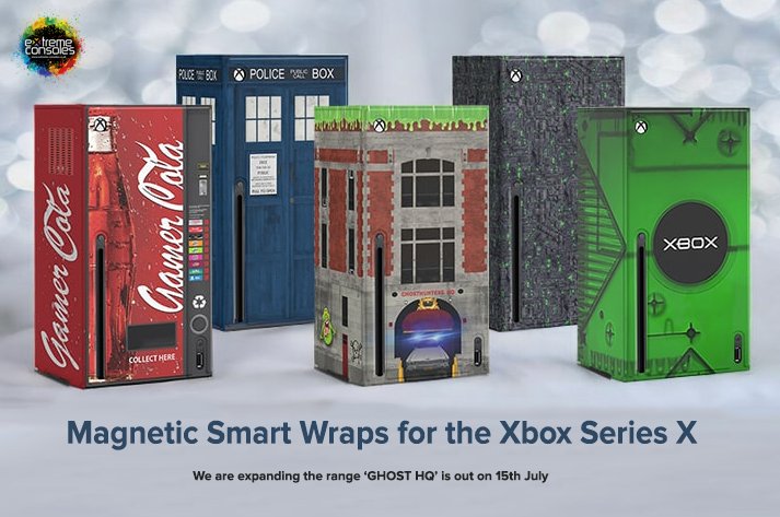 extremeconsoles's tweet photo. Xbox Series X smart wraps...
We are expanding the range 'Ghost HQ' is out on 15 July and 'Crystal Green' on the 29th July
#Xbox #gaming #smartwraps https://t.co/UXQc9g9vfU