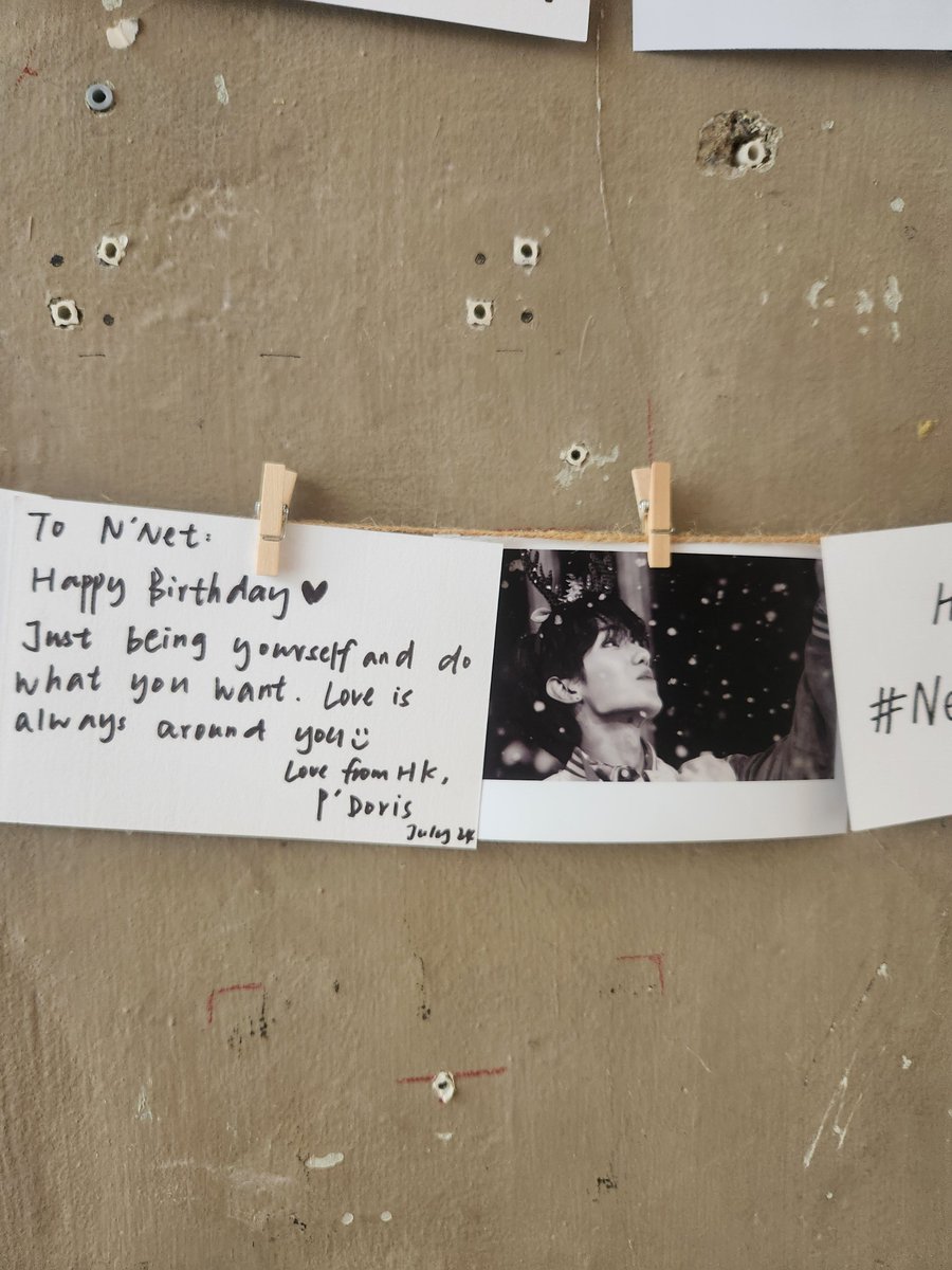 netty_boi's tweet photo. Amazing exhibition. Awesome photos and arrangement. So happy to visit it.

Bought two pics for donation and support our N'Net.😙🖤

It's full of love in July this year. xoxo

#Net1997aesthetic
#Net27thBDProject
#HappyNetDay2024 
#netsiraphop https://t.co/C0PlXVZRas