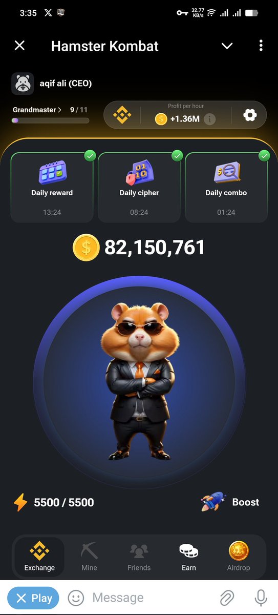 aqifali987's tweet photo. @hamsterleaks_ @HamsterCoinCEO https://t.co/PP9xRBLspD