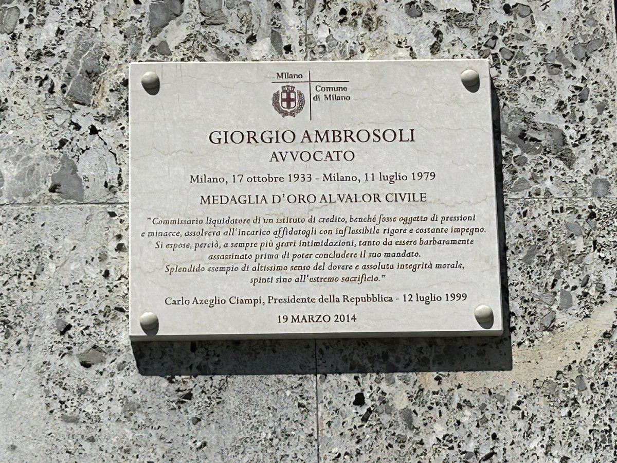 enricoreggiani2's tweet image. #walking as a #worldmodel: Giorgio #Ambrosoli