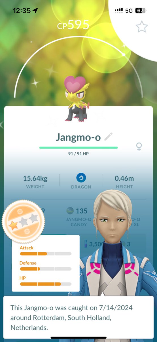 Oh yeaaa this one is gorgeous as well #pokemongo #pokemongofest2024 #day2