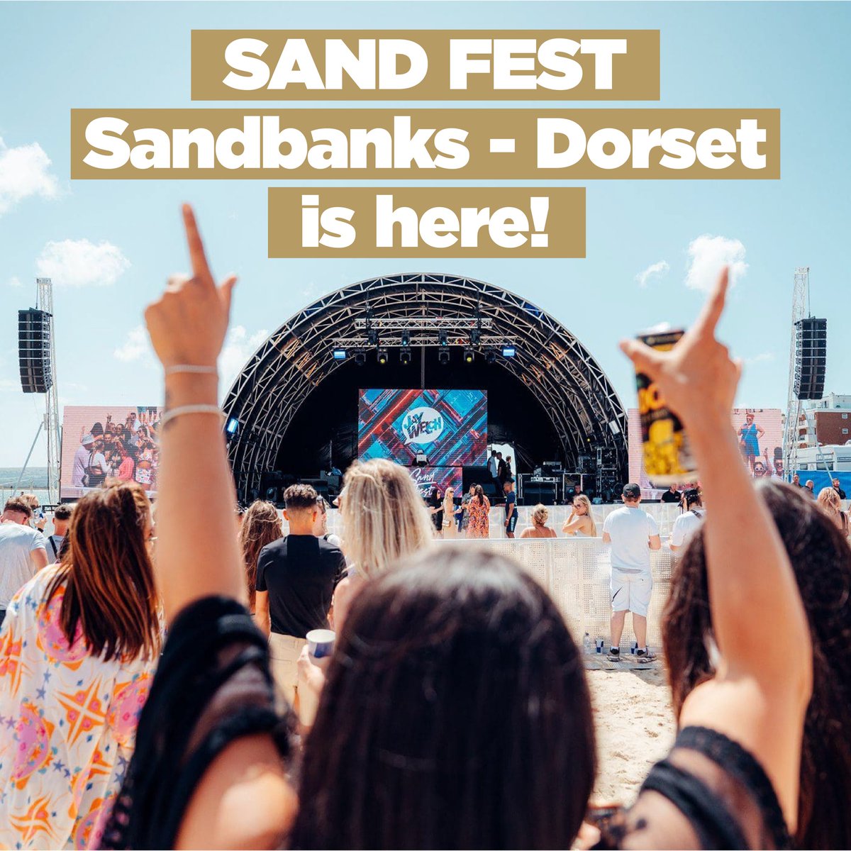 SandFest is here - hopefully our team have plenty of sun-screen on as they install our LED screens in one of Dorset's most iconic locations - Sandbanks Beach! It's a hard life but somebody has to do it 🔥 

📷@jamesbridlephoto

#PEPLEDEvents #sandfestuk #specialevent