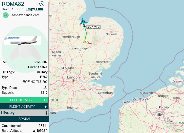 SirListenalot's tweet photo. Second cell of "SP" #F16's #TREND31 has been delayed because #KC46 #AE63C3 #ROMA82 has a technical issue and is now rtb McGuire https://t.co/dqU30kgcjy