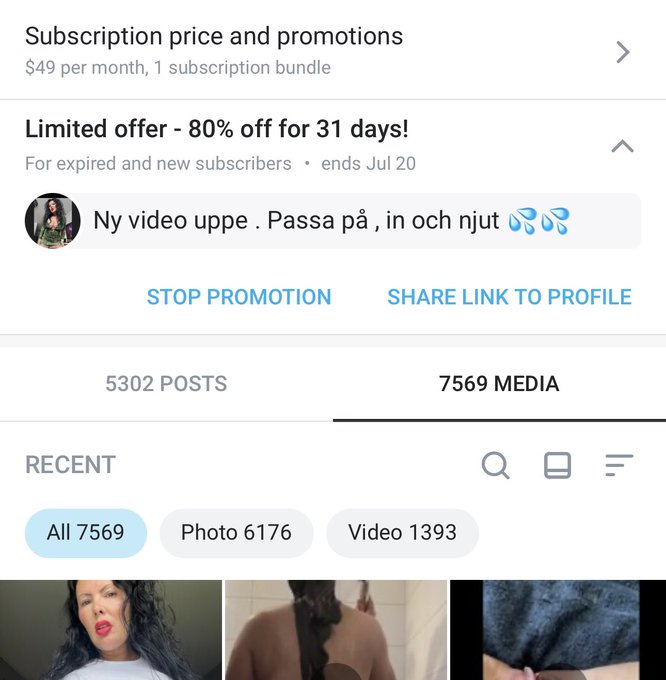 &Ouml;ver 7000 inl&auml;gg &ouml;ver 1300 videos 😈 https://t.co/HMNSpg7P8S - 80% off https://t.co/HwYNImVjgF<a href="/tag/myxanniversary"class="tags"><span>#myxanniversary</span></a>