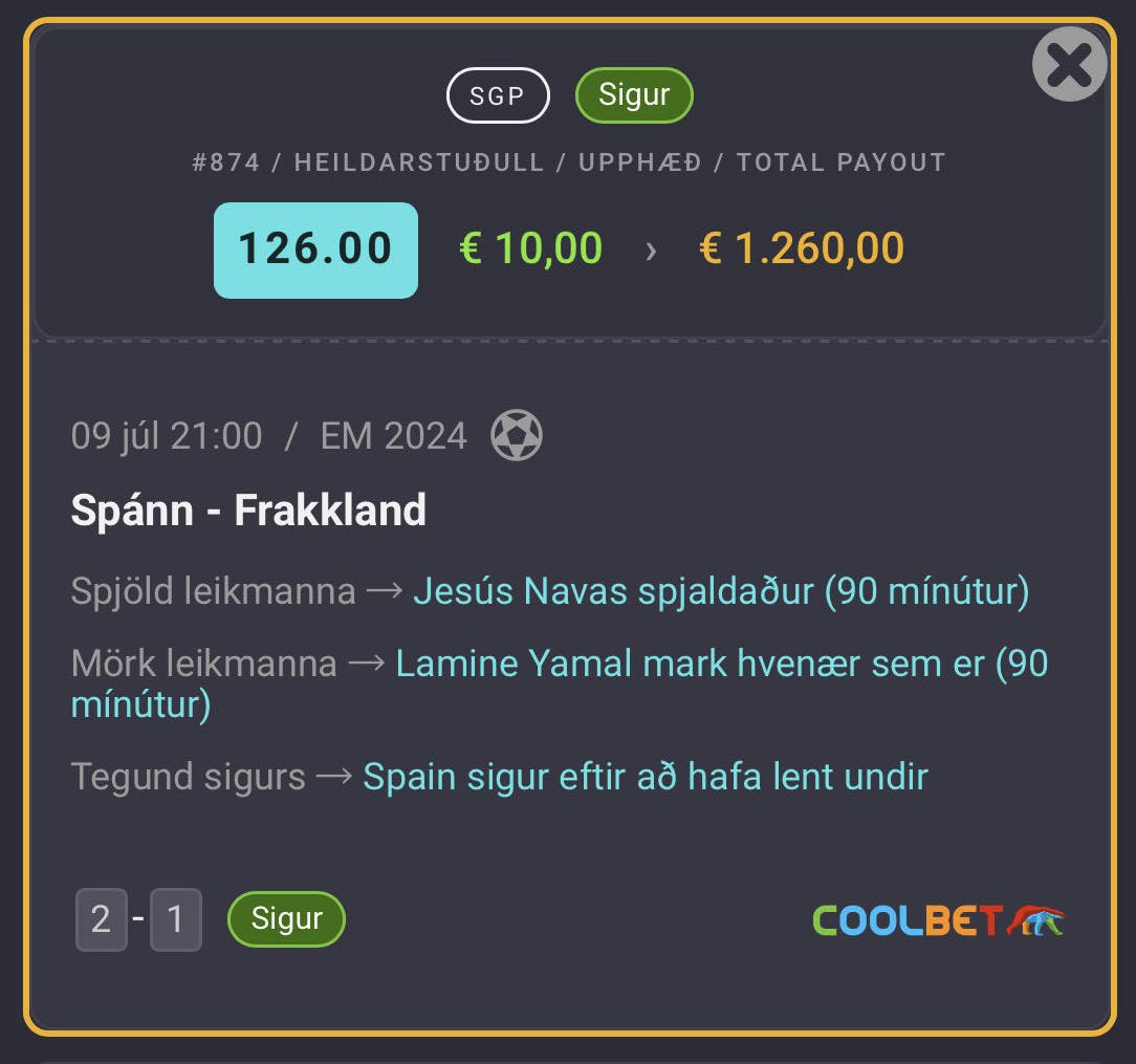 Coolbet Ísland tweet media