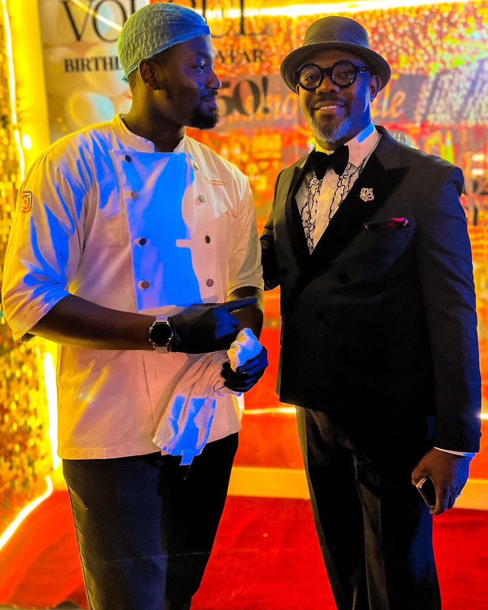 It’s was  fun 🤩  serving over  100  VIP  guests yesterday with the master  of ceremonies here in Abuja @simplyelegantparties  and <a href="/okeybakassi/">Henry Njoku</a> 
thank you sir💯
 I say a very big thank you to @simplyelegantparties  for having me as part of your team of chefs .🫡💯