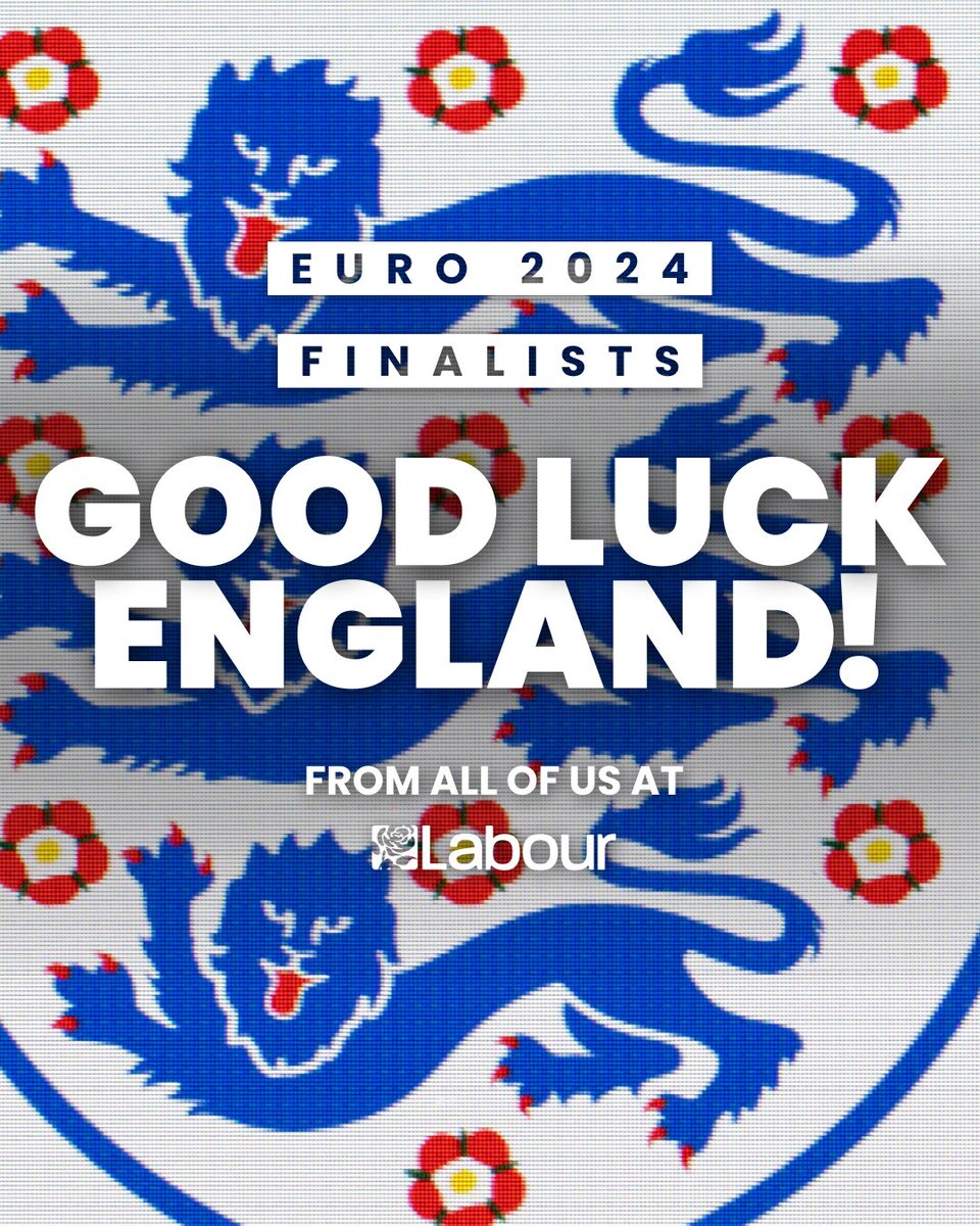 🏴󠁧󠁢󠁥󠁮󠁧󠁿 Come on England! The whole country is behind you.