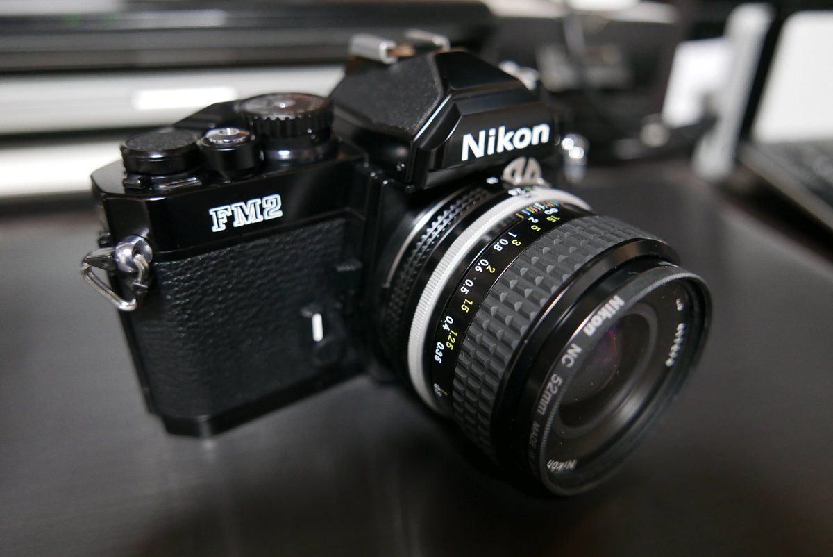 NG_005's tweet photo. Nikonのフィルムカメラ　Nikon NewFM2
綺麗な個体をゲット

#Nikon 
#フィルムカメラ 
#一眼レフ https://t.co/HhVc8c3fzd