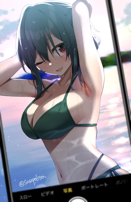 うっかり真夏の女神と化す三船さん(1/2) 