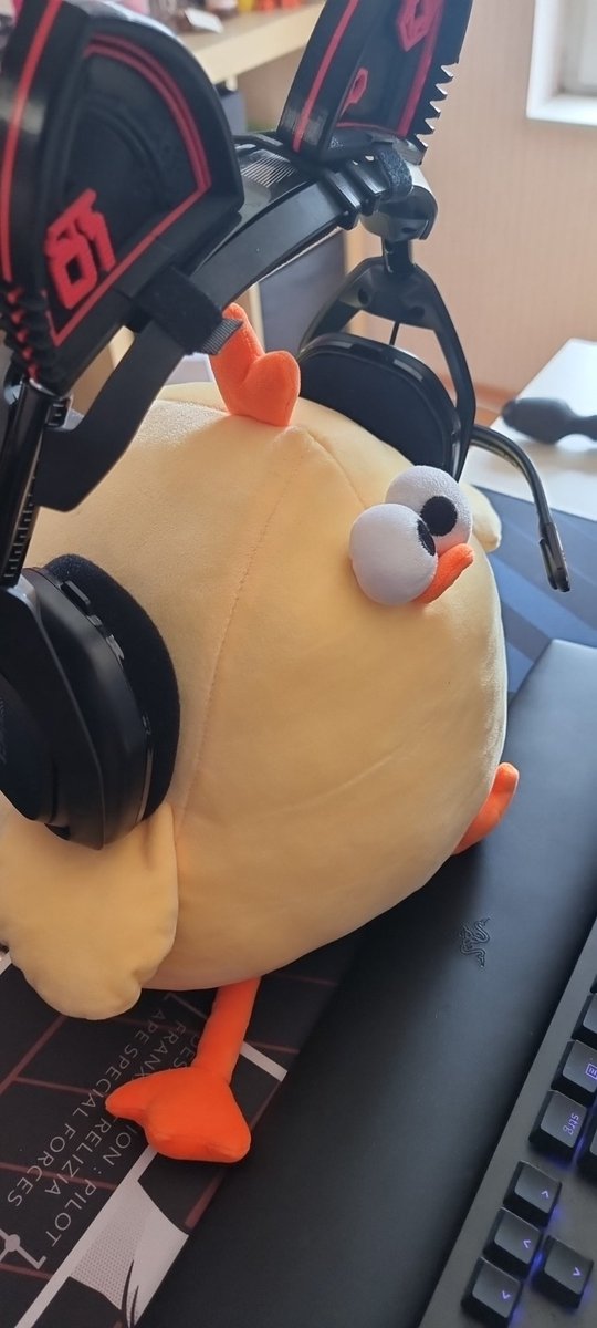 anna09045's tweet image. Babs ist bereit zum Zocken,
er als Pro Gamer gibt immer 100% 

Danke an @Helion_Prime343 für die beste (und einzige) Namensidee. Er heißt offiziell Babs