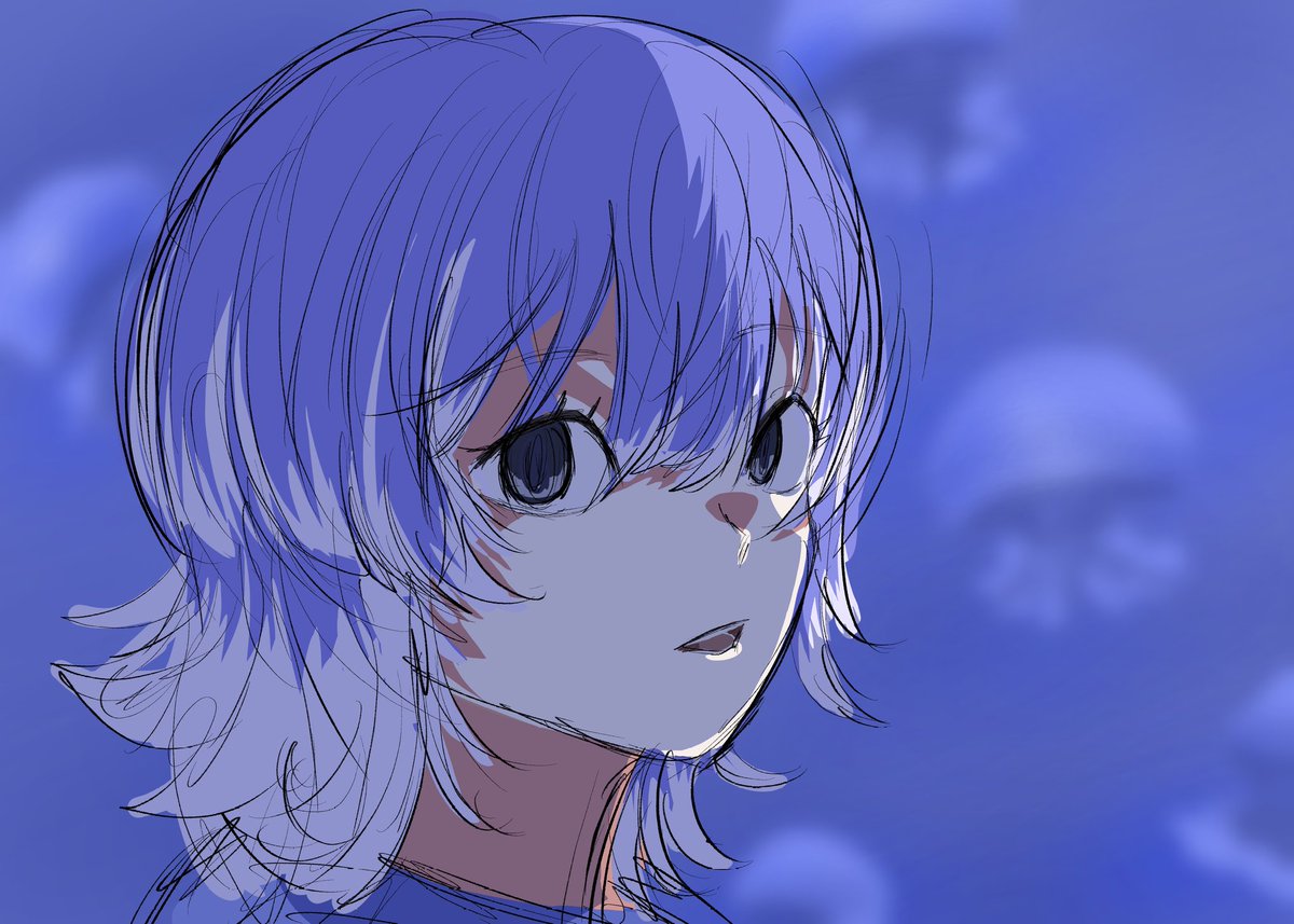 negimonchi's tweet image. #イラストメイキング  #絵描きさんと繋がりたい  #イラスト

ラフの段階でいい感じなら、ラフの段階で出してしまおう