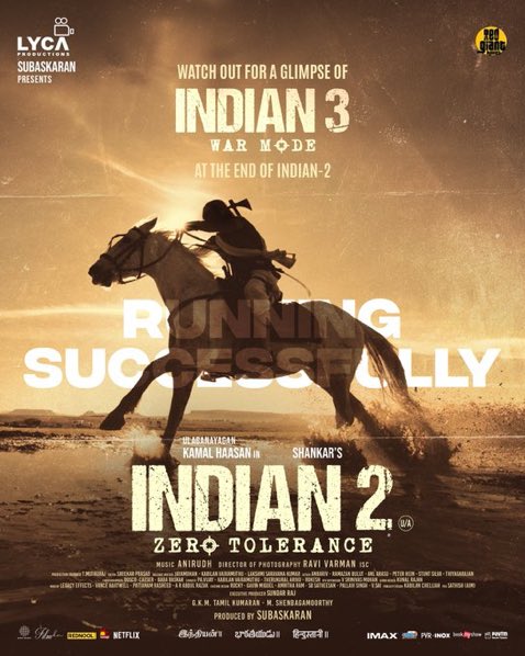 sekartweets's tweet photo. Collection wise #Indian2 is holding very well. Sunday hold is terrific, brand #Indian - @ikamalhaasan - @shankarshanmugh attracting the audiences despite mixed reviews ! https://t.co/HogtowIa45